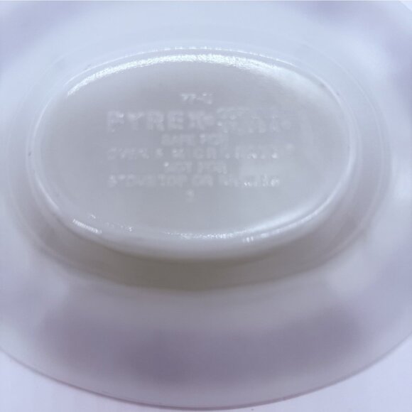 Vintage Pyrex Woodland Gravy Boat Saucer Woodland Brown Pattern #402 USA - Picture 6 of 8